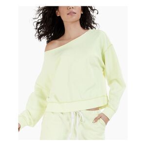 JENNI Intimates Yellow Ribbed Sleep Shirt Pajama Top XS